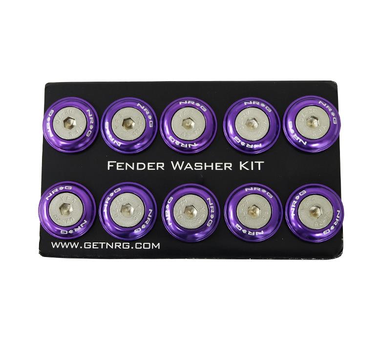 NRG - FENDER WASHER KIT; RIVETS FOR METAL; SET OF 10