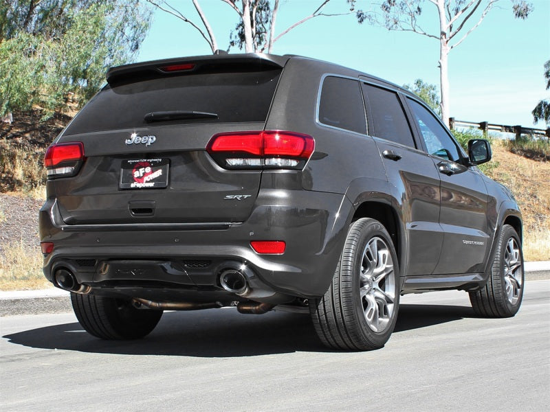 escape aFe MACHForce XP Cat-Back inoxidável sem pontas 12-15 Jeep Grand Cherokee SRT/SRT-8 V8 Hemi 6.4L