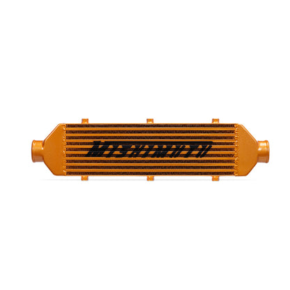Intercooler Mishimoto Universal Gold Z Line Tamaño total: 28x8x3 Tamaño del núcleo: 21x6x2.5 Entrada / Salida