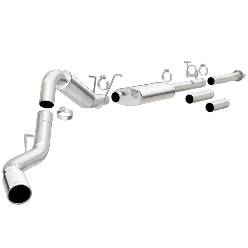 Escape inoxidável Cat-Back MagnaFlow 2015 Chevy Silverado 2500HD 6.0LP/S saída traseira 5 pol.