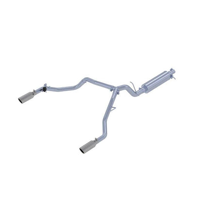 MBRP 19-20 Ford Ranger 2.3L 3 pulgadas Salida trasera doble dividida 4 pulgadas Puntas AL Cat Back