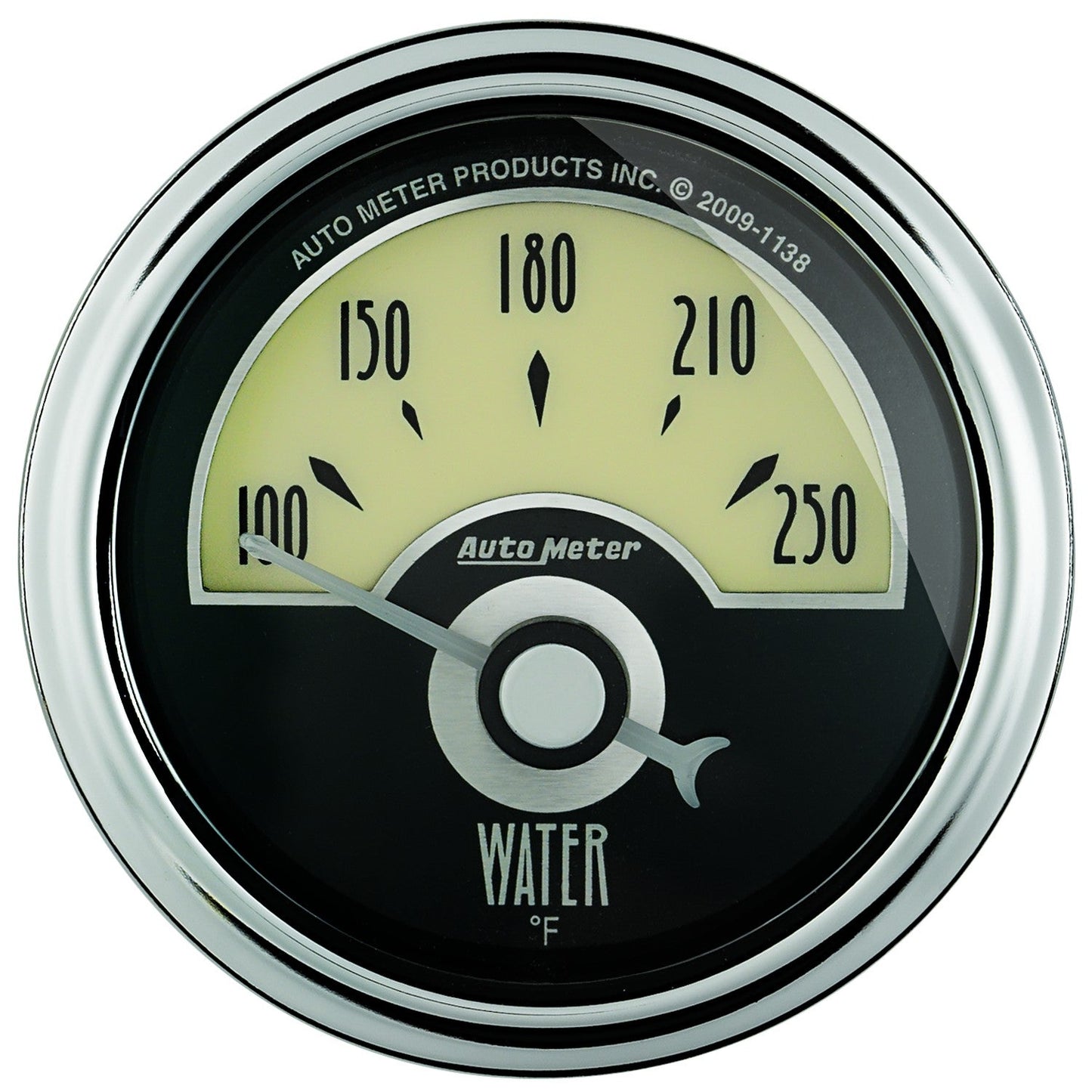 AutoMeter - 2-1/16" WATER TEMPERATURE, 100-250 °F, AIR-CORE, CRUISER AD (1136)