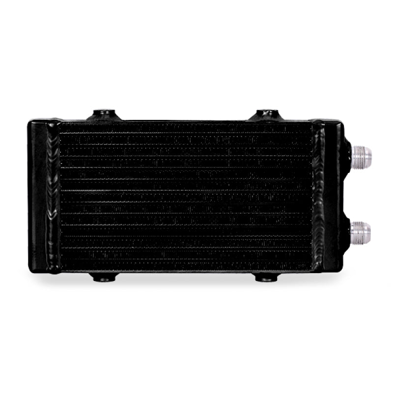 [GARAGE SALE] - Mishimoto Universal Small Bar and Plate Dual Pass Black Oil Cooler