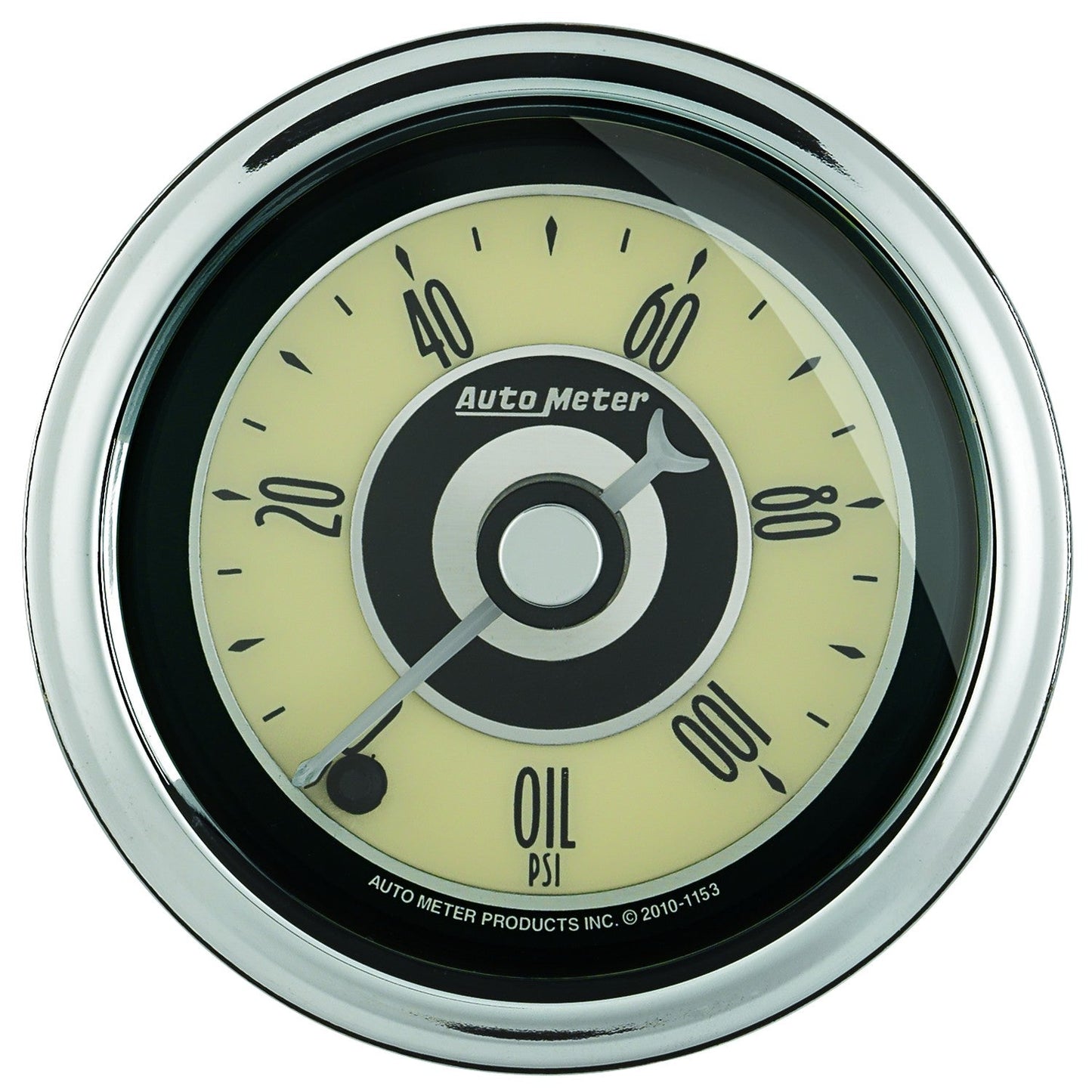 AutoMeter - 2-1/16" OIL PRESSURE, 0-100 PSI, STEPPER MOTOR, CRUISER AD (1152)