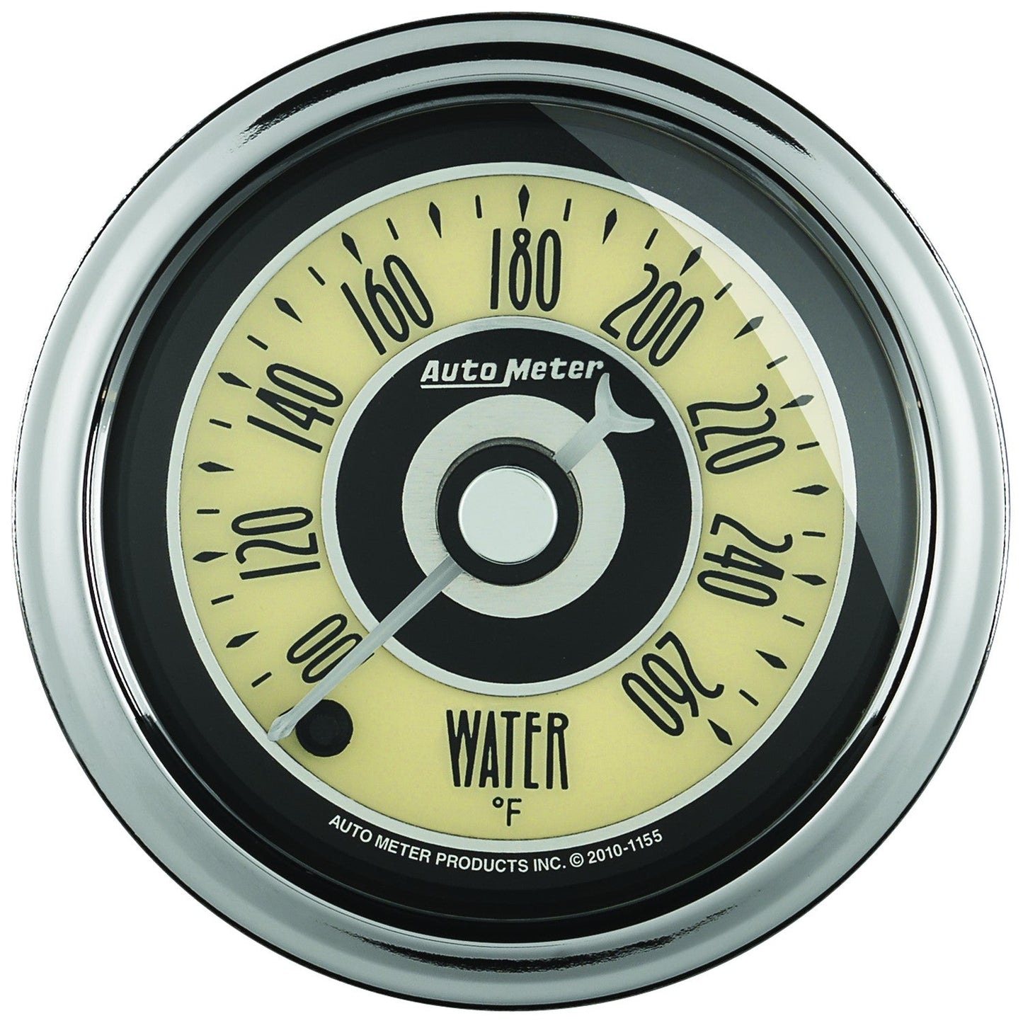 AutoMeter - 2-1/16" TEMPERATURA DEL AGUA, 100-260 °F, MOTOR PASO A PASO, CRUCERO AD (1154) 