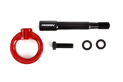 Perrin 18-21 WRX/STI / 13-20 BRZ / 17-20 Toyota 86 Kit de gancho de remolque delantero - rojo
