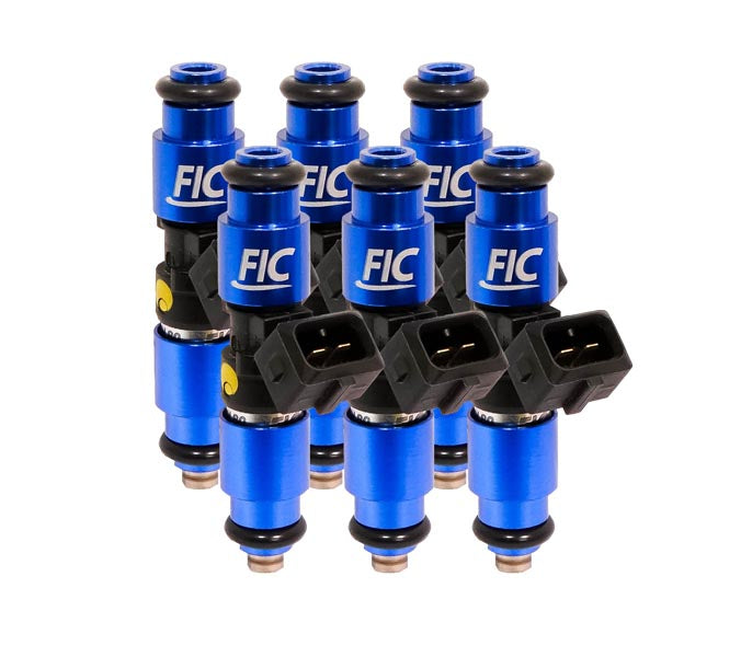 Fuel Injector Clinic - 1200cc (Previously 1100cc) FIC Fuel Injector Clinic Injector Set for VW / Audi (6 cyl, 64mm) (High-Z) (IS166-1200H)