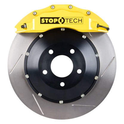 StopTech 99-02 Nissan Skyline Front BBK w/ Yellow ST-60 Calipers Slotted 380X32mm Rotors