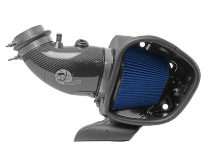 aFe 12-21 Jeep Grand Cherokee 6.4L Track Series Fibra de carbono Sistema de admissão de ar frio com filtro Pro 5R