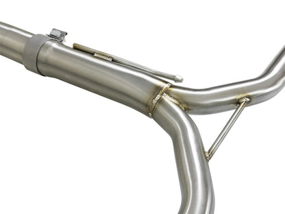 Escape Takeda 304SS Dual Cat-Back com ponteiras pretas 13-17 Honda Accord LX/EX/EX-L Sedan L4 2.4L