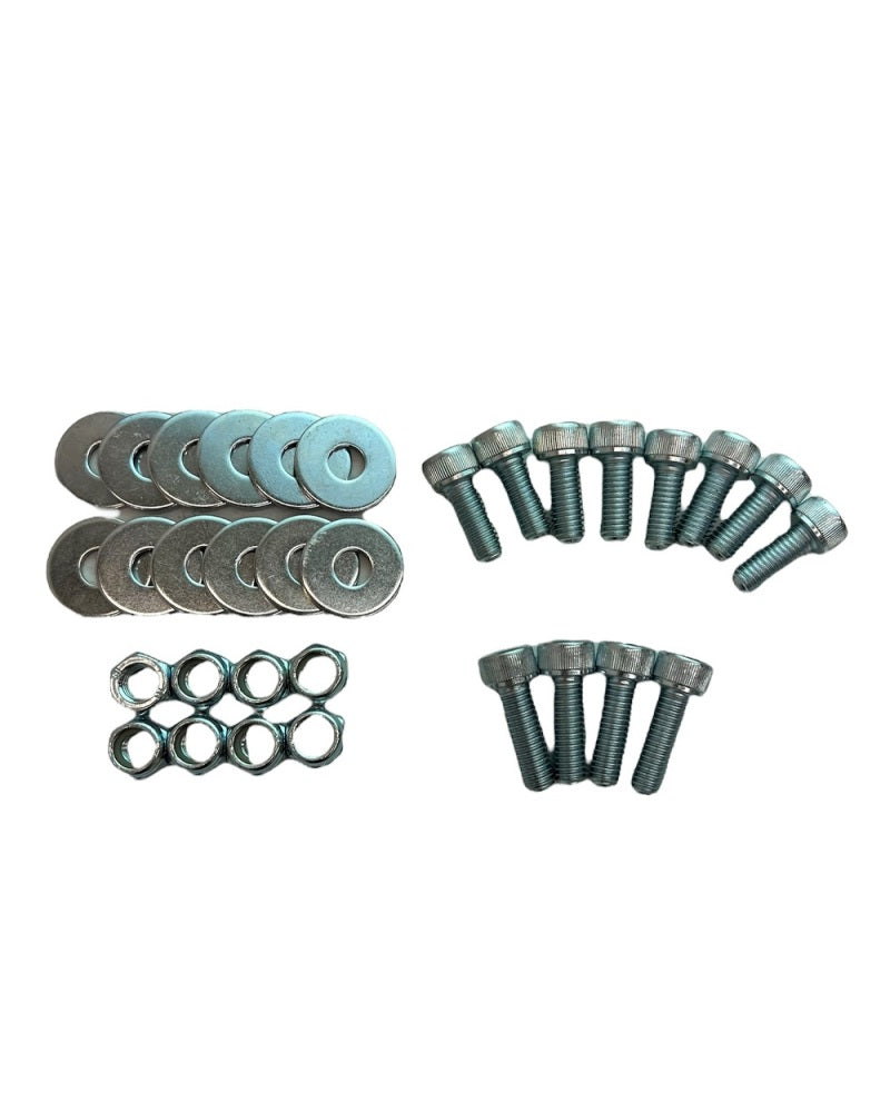 Kit Espaciador De Hardware De Asiento Sparco Montaje Lateral - Zinc Plateado