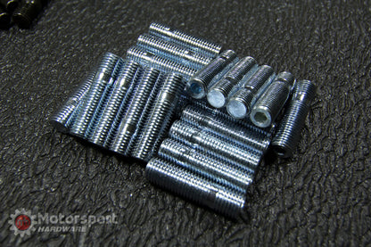 Hardware de automobilismo - kit de pinos prateados de 44 mm 12 × 1,5