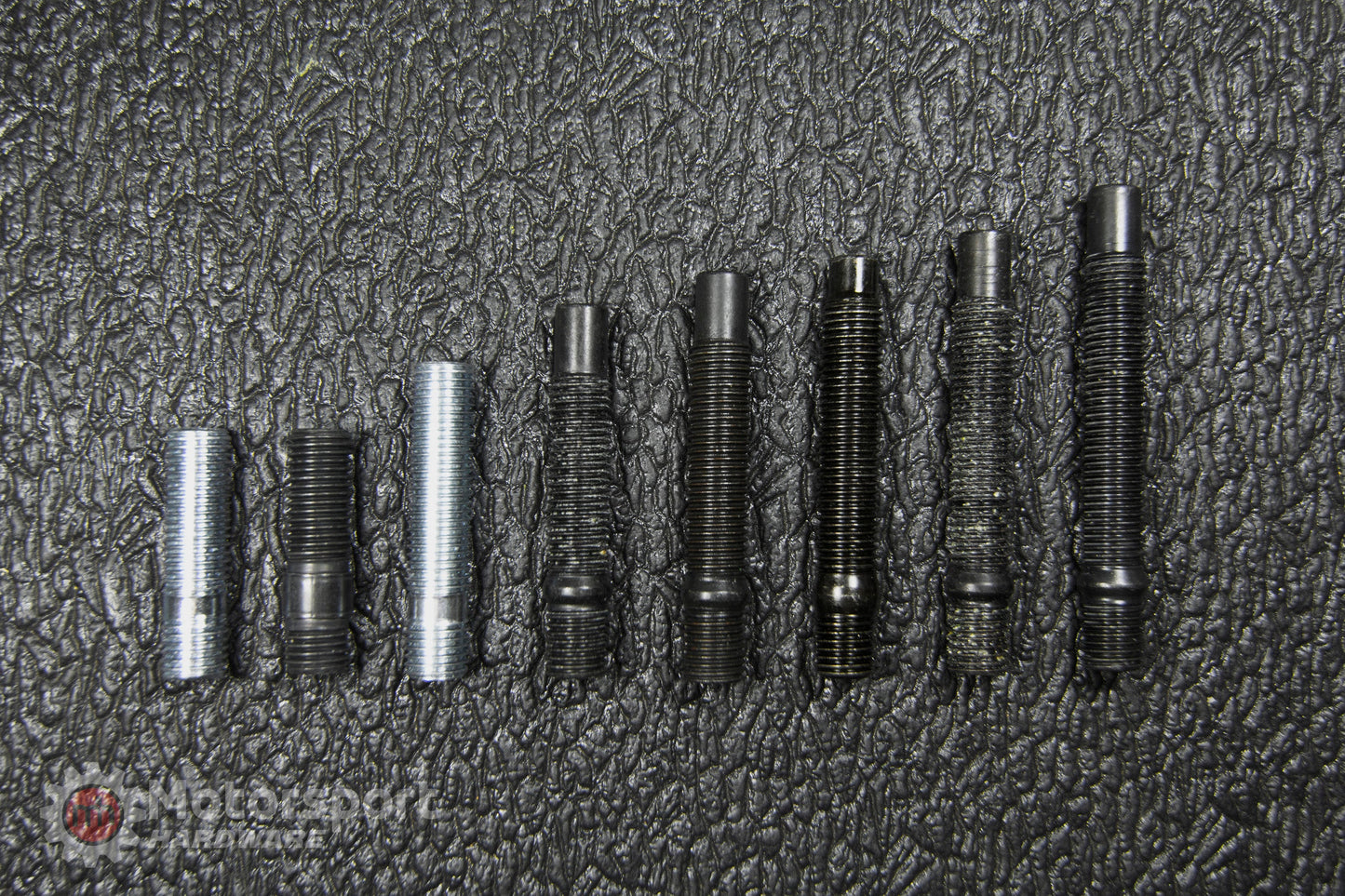 Hardware de automobilismo - kit de pinos prateados de 44 mm 12 × 1,5