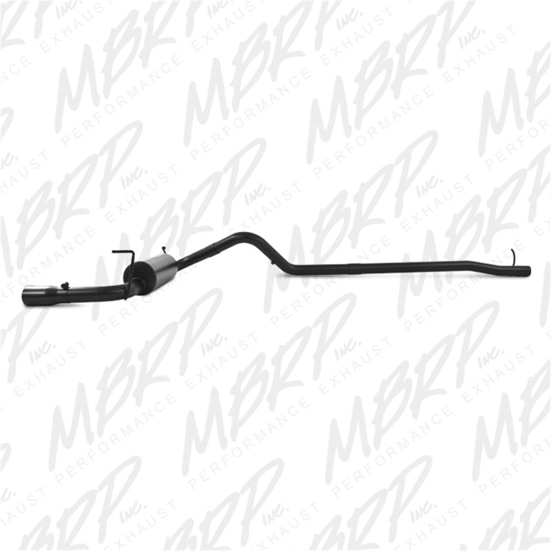 MBRP 12 Jeep Wrangler/ Rubicon 3.6L Cat Back Simples Saída Traseira Preto Escape Preto