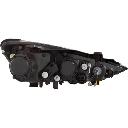 ANZO 2013-2015 Hyundai Genesis Projector Faróis c/ Plank Style Design Preto (Compatível com HID)