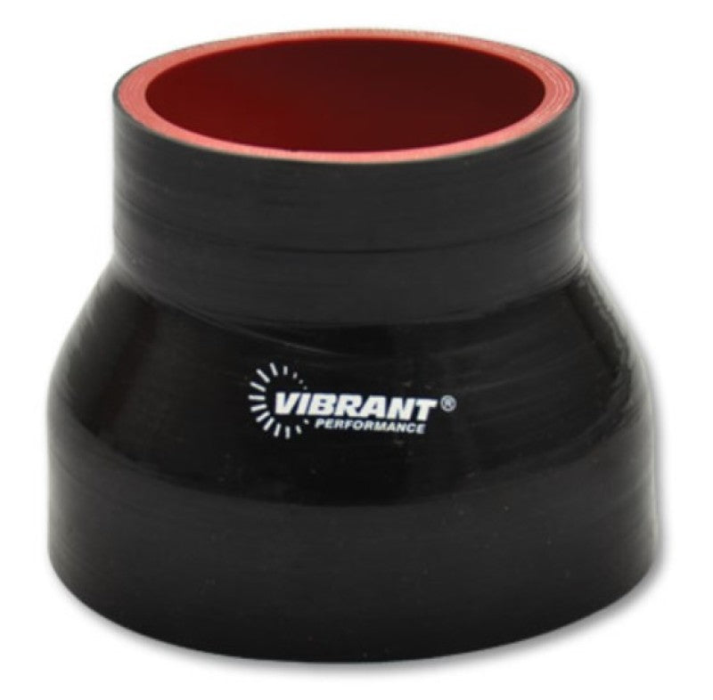 Acoplamiento reductor vibrante de 4 capas de 5 x 4 x 4,5 pulgadas de largo (NEGRO)