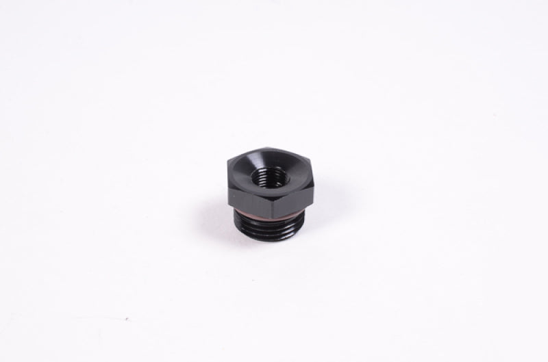 Radium Engineering 8AN ORB a 1/8NPT Adaptador hembra - Negro anodizado