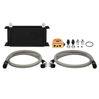 Mishimoto Universal 19 RowThermostatic Oil Cooler Kit - Negro