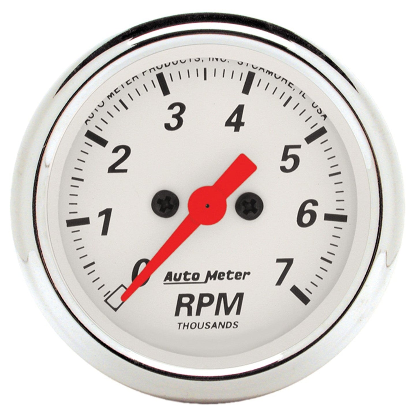 AutoMeter - TACÔMETRO IN-DASH DE 2-1/16", 0-7.000 RPM, BRANCO ARCTIC (1397)