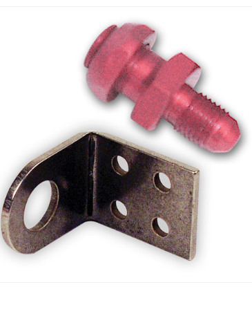 Longacre Racing - Guia de quadro com adaptador de freio 3/16 Inv. Alargamento x 3 AN (45286)