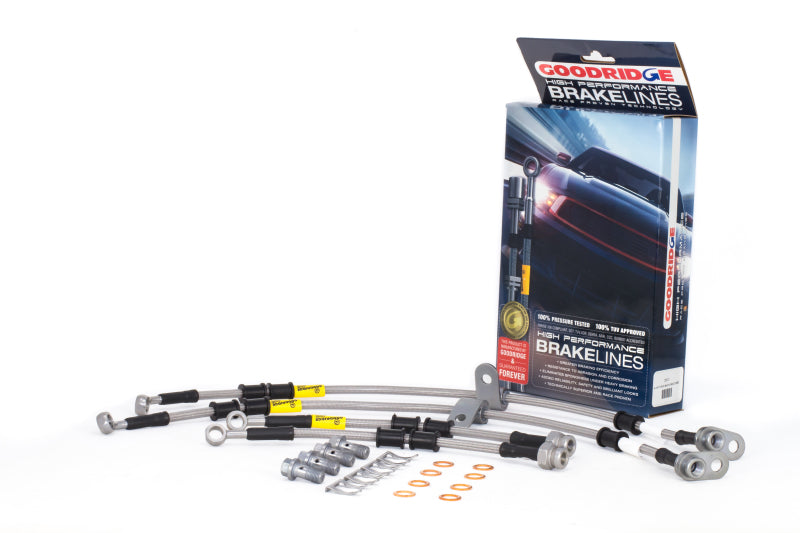 Goodridge 16-17 Mazda Miata MX-5 (sem pinças Brembo de fábrica) SS Brake Lines