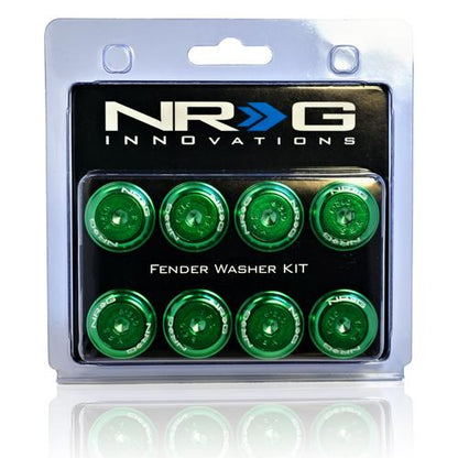 NRG - FENDER WASHER KIT; RIVETS FOR PLASTIC; COLOR MATCHED; SET OF 8