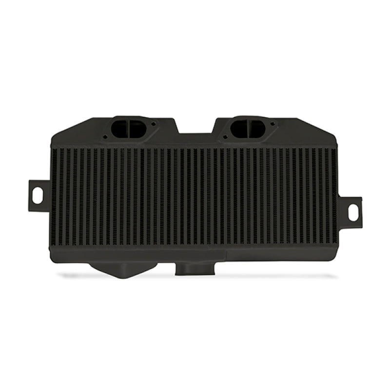 Kit de intercooler de montagem superior Mishimoto Subaru 08-15 WRX STi - Mangueiras pretas e pretas revestidas a pó