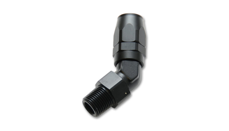 Encaixe de extremidade de mangueira vibrante -10AN macho NPT 45 graus - 3/8 NPT