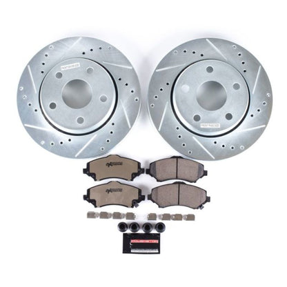 Power Stop 07-17 Jeep Wrangler Front Z36 Kit de freno de camión y remolque