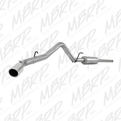 MBRP 14 Chevy/GMC 1500 Silverado/Sierra 4.3L V6/5.3L V8 Salida de un solo lado AL 3in Cat Back Escape