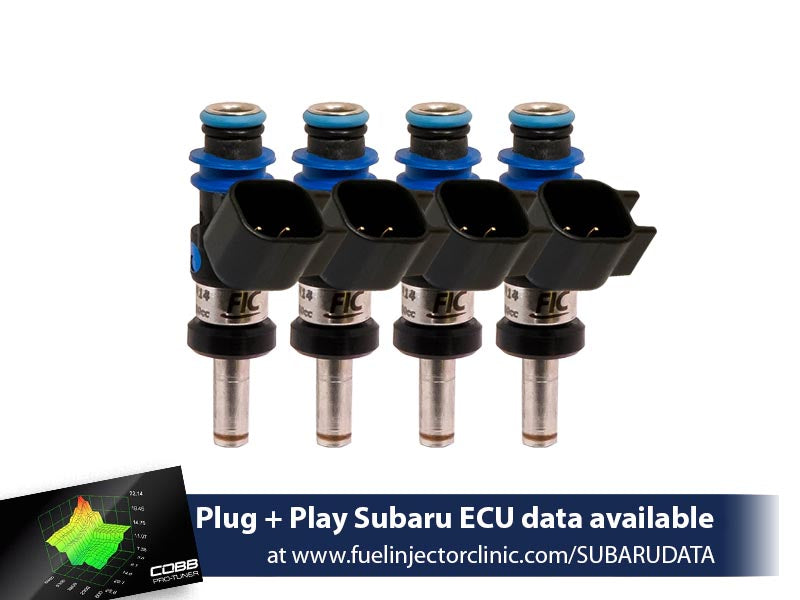 Fuel Injector Clinic - 1440cc FIC Fuel Injector Clinic Conjunto de injetores para Subaru BRZ (High-Z) (IS177-1440H)