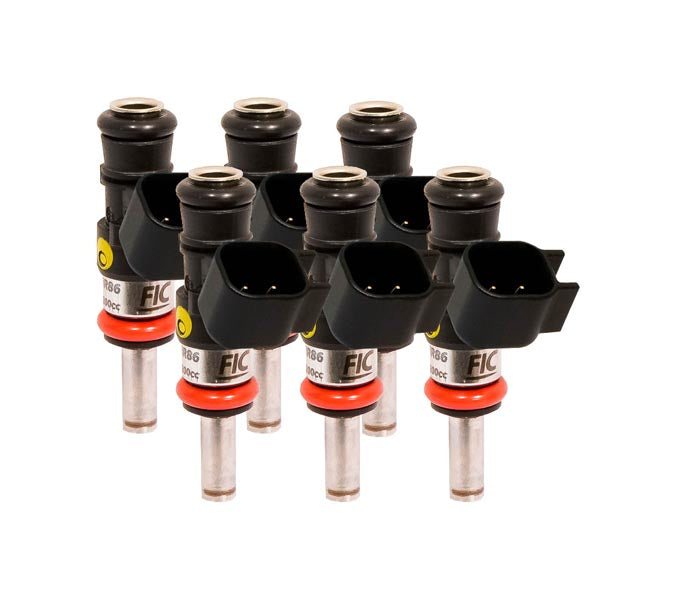 Fuel Injector Clinic - 1440cc (160 lbs/h com pressão de combustível OE 58 PSI) FIC Fuel Injector Clinic Conjunto de injetores para motores Jeep 3.6L V6 (High-Z) (IS232-1440H)