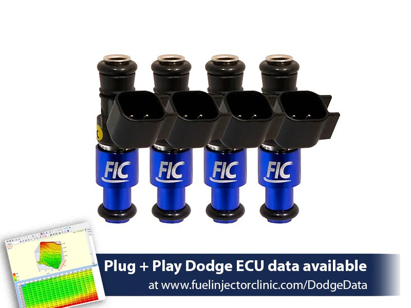 Fuel Injector Clinic - 1440cc FIC Dodge SRT-4 Fuel Injector Clinic Injector Set (High-Z) (IS151-1440H)