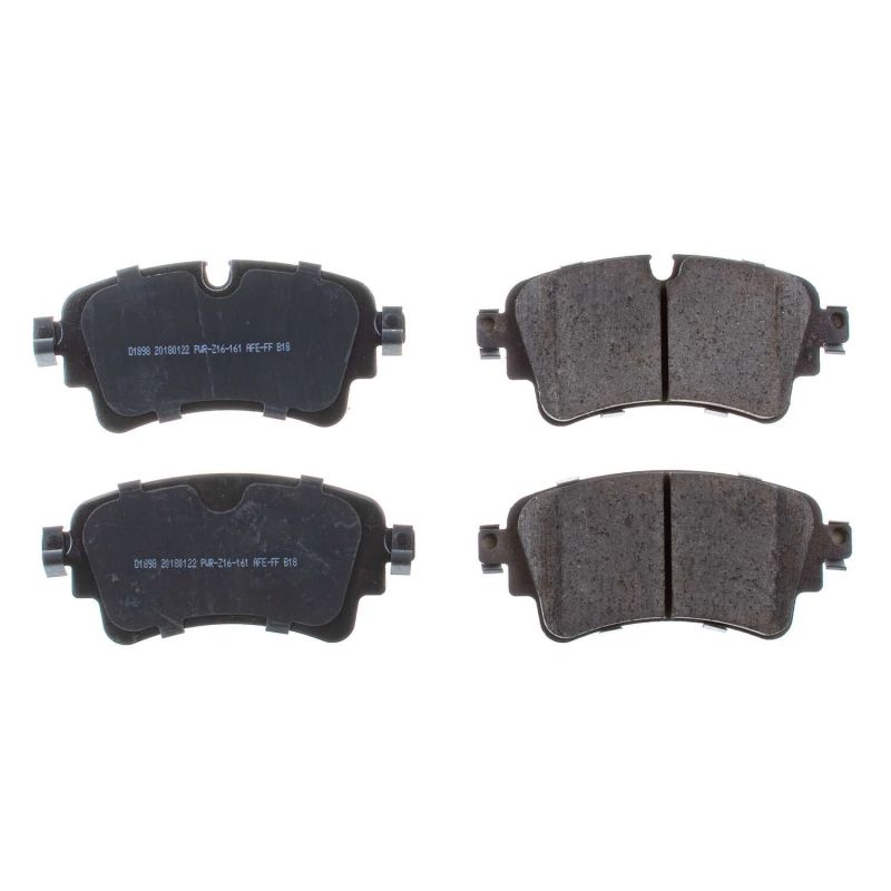 Power Stop 17-19 Audi A4 Traseiro Z16 Evolution Pastilhas de freio de cerâmica