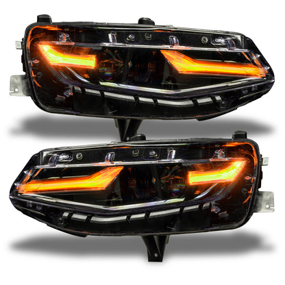 Oracle 19-21 Chevy Camaro LS/LT RGB+A Headlight DRL Kit - w/ Simple Controller