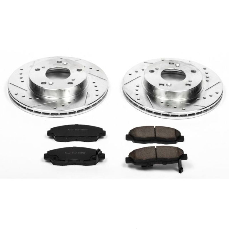 Kit de freio esportivo Power Stop 06-11 Honda Civic Front Z23 Evolution
