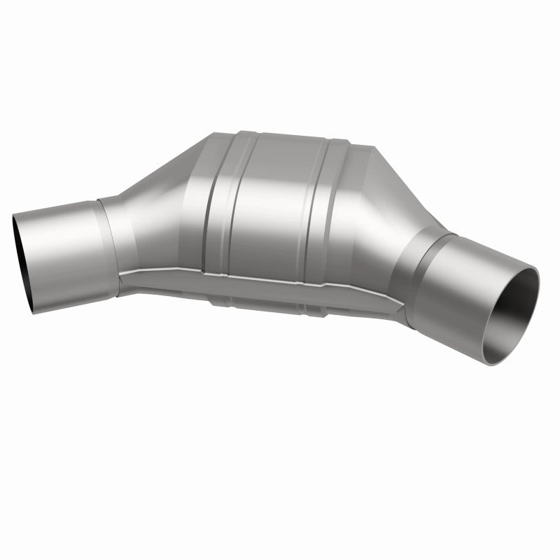 MagnaFlow Universal Catalytic Converter 2 inch Angled O/O PC2 Front