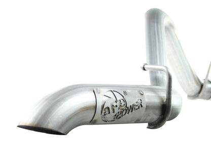 Escapes aFe MACHForce XP Cat-Back SS-409 EXH Jeep Wrangler TJ 97-06 I6-4.0L HT - 2,5 pol.