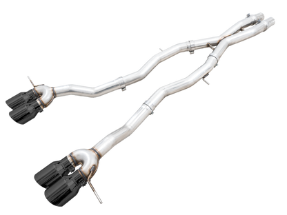 Escape Catback AWE Track Edition para BMW G8X M3/M4 - Ponteiras Diamond Black