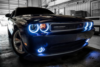 Oracle 08-14 Dodge Challenger Dynamic Surface Mount Headlight Halo Kit - - Dynamic