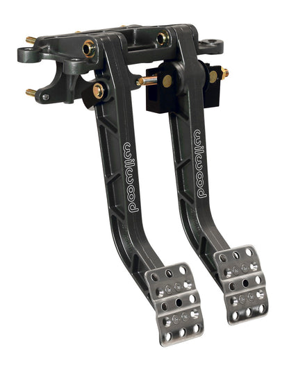 Pedal duplo ajustável Wilwood - freio / embreagem - Fwd. Montagem de balanço - 6,25:1