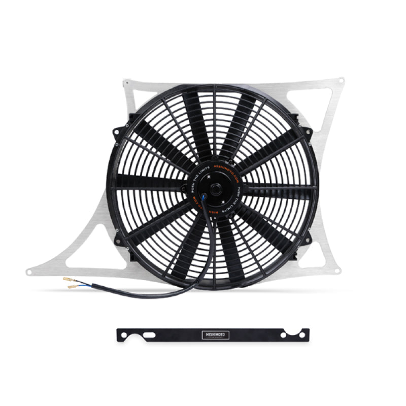 Mishimoto 01-06 BMW M3 E46 3.2L Kit de cobertura de ventilador de alumínio sem controlador