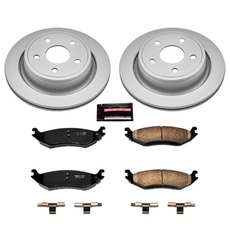 Power Stop 07-09 Chrysler Aspen Rear Z17 Evolution Geomet Kit de freno revestido