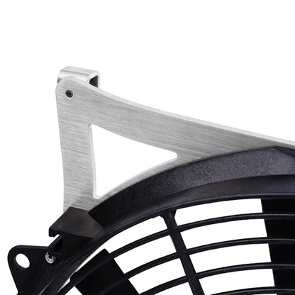 Mishimoto 01-06 BMW M3 E46 3.2L Kit de cobertura de ventilador de alumínio sem controlador