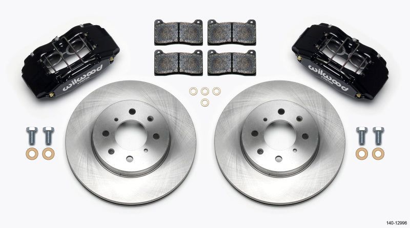 Kit de pinça e rotor dianteiro Wilwood DPHA Honda / Acura com rotor OE de 262 mm