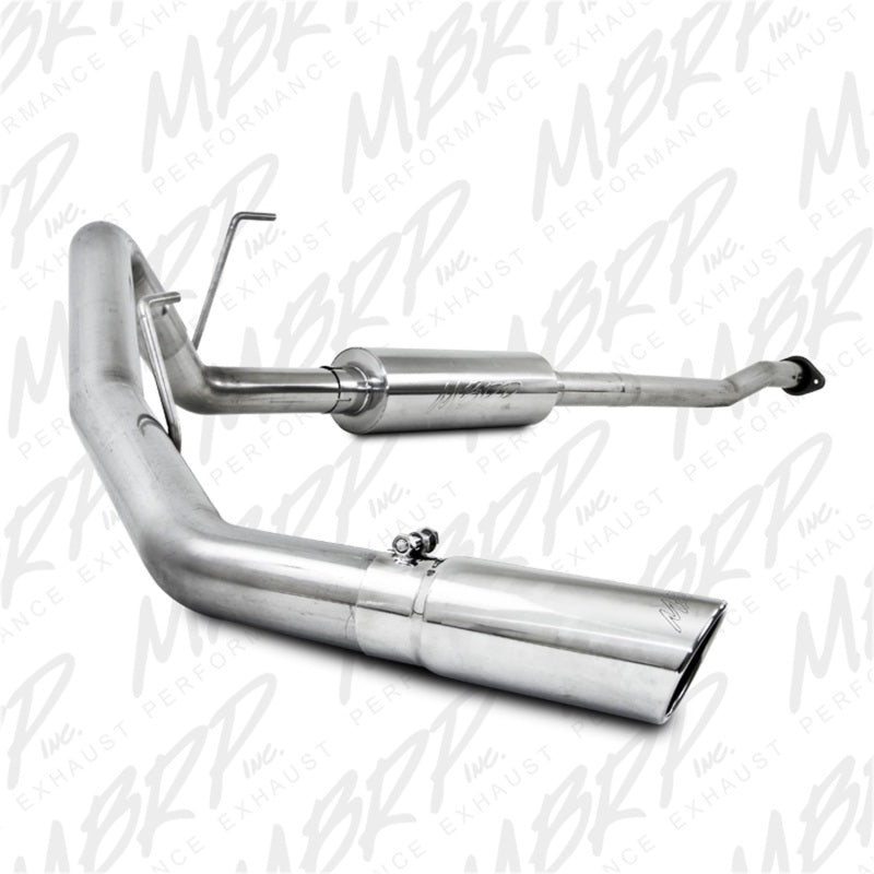 MBRP 2009 Ford F-150 EC-no 8 camas/CC-todas las camas Cat Back Single Side