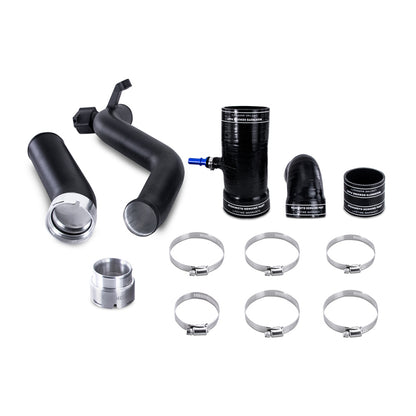 Mishimoto 2019+ Ford Ranger 2.3L Intercooler Pipe &amp; Boot Kit - Micro-Wrinkle Black
