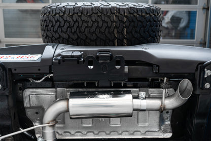 MBRP 21-Up Ford Bronco 2.3L/2.7L EcoBoost 2/4DR T304 Escapamento cat-back de aço inoxidável de alta folga