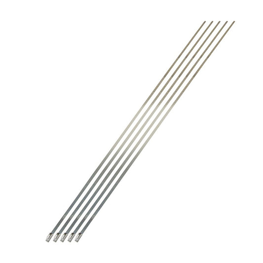 [GARAGE SALE] - DEI Stainless Steel Locking Tie 14in - 5 per pack