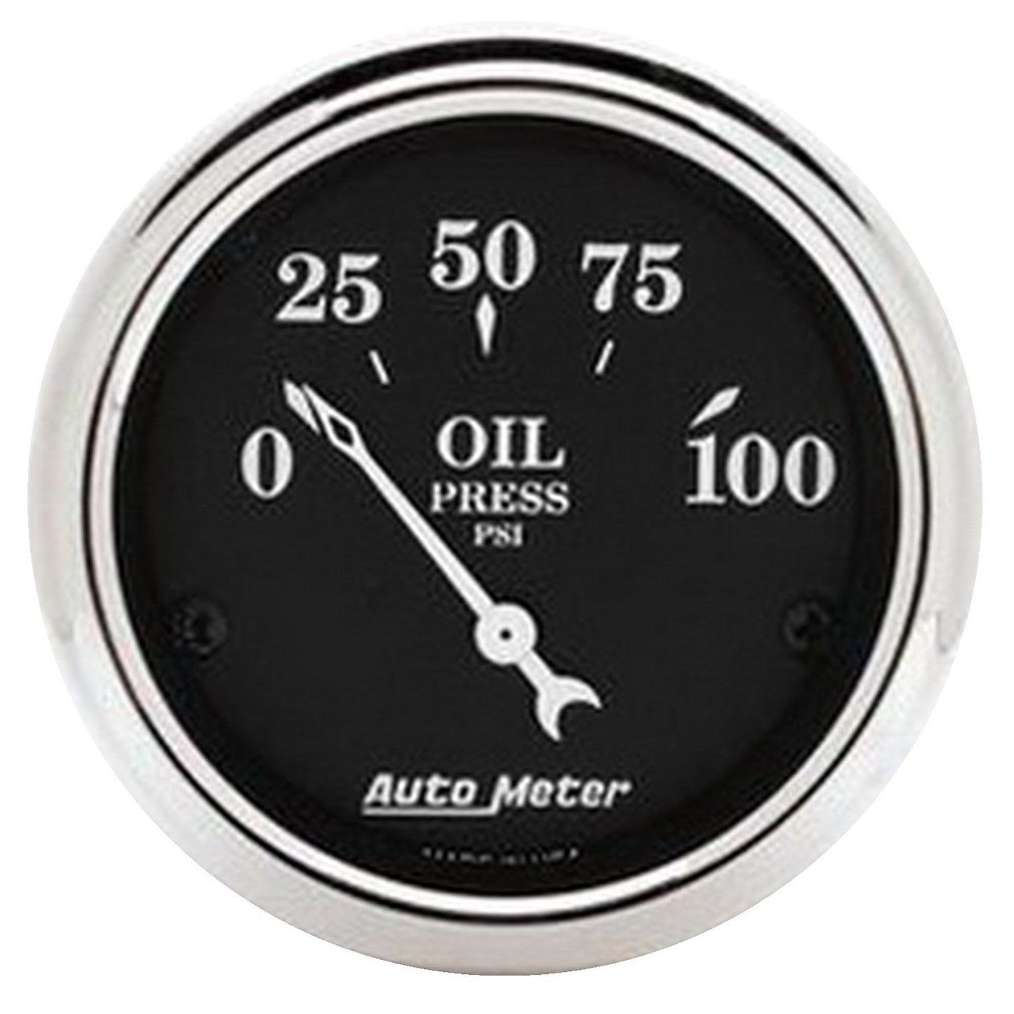 AutoMeter - 2-1/16" OIL PRESSURE, 0-100 PSI, AIR-CORE, OLD TYME BLACK (1727)